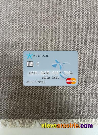 Belgium Keytrade bank mastercard photolook